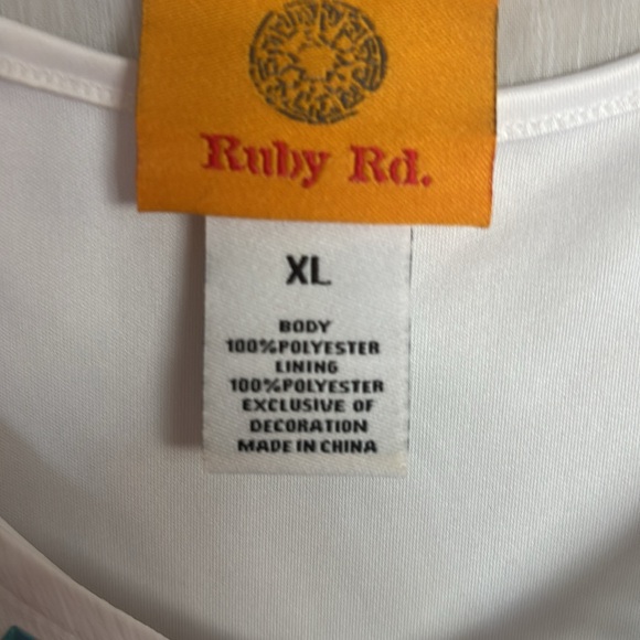 Ruby Rd Tank Top with attached Camisole - Picture 3 of 7